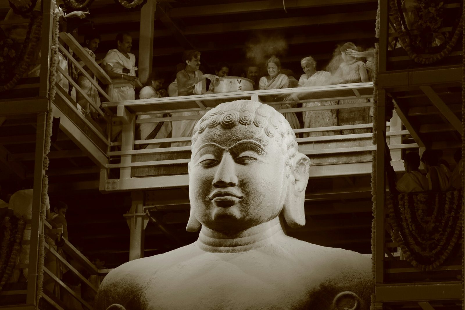Jain Temple — travel photograph of temple, statue, sculpture